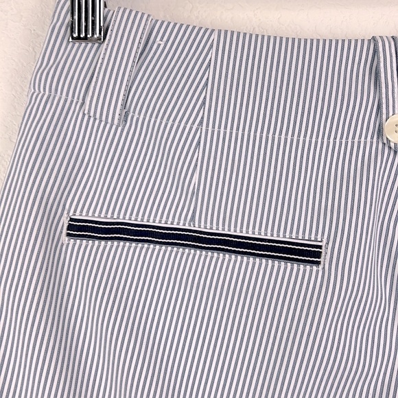 Nike Golf Womens Dri Fit Blue and White Striped Shorts Womens Size 4 - Picture 5 of 5